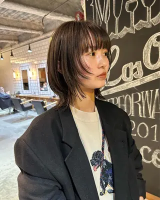 ショート カラー メンズヘア/レイヤー /ボブ山内春輝のヘアスタイル