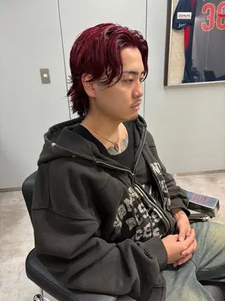 ショート カラー パーマ メンズ INTRO SHIBUYA by Fi-Ne所属・💈メンズフェード 特化DAIYA💈のヘアスタイル