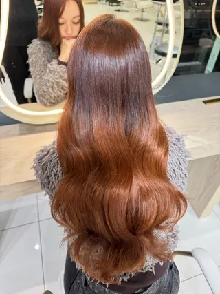 ロング 韓国レイヤー/ 顔まわり/西野和裕のヘアスタイル