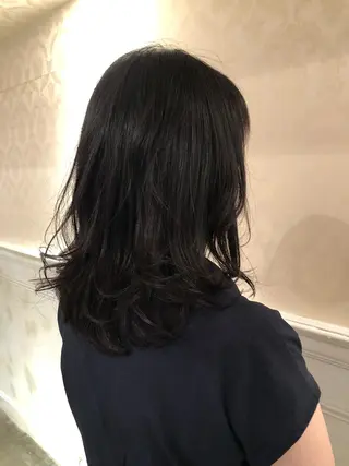 セミロング 韓国風カット/ 髪質改善 黒崎のヘアスタイル