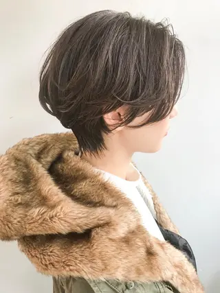 ショート カラー ショート/レイヤー なら石井知希のヘアスタイル