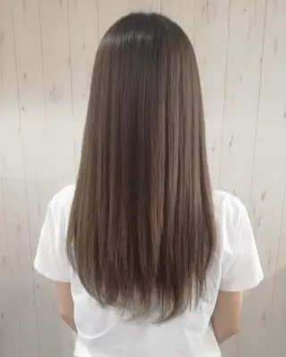 ロング カラー 西川 敏夫のヘアスタイル