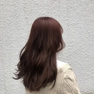 ロング カラー ウルフカット 811 大阪梅田 ウルフのヘアスタイル