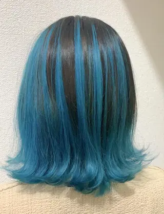 ミディアム カラー 縮毛矯正/髪質改善 /韓国風　山川春輝のヘアスタイル