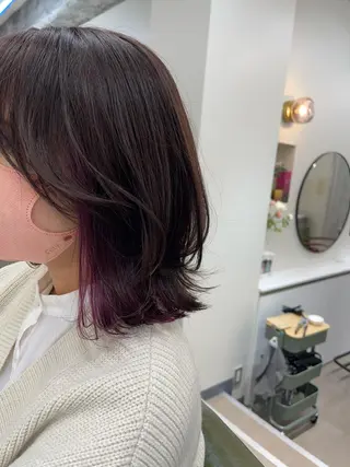 ミディアム カラー 超ボブ特化船橋駅 徒歩5分/國分雄斗のヘアスタイル