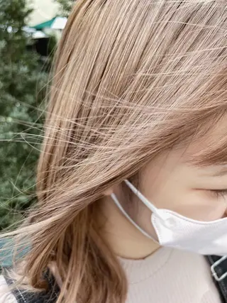 ショート カラー 💎小顔前髪&髪質 改善カラー💎片桐のヘアスタイル