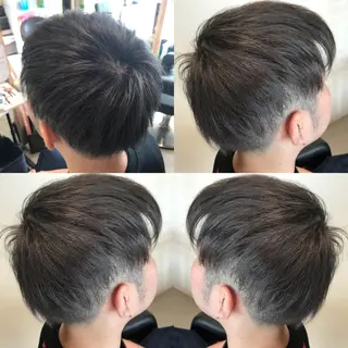ショート カラー メンズ 大久保 隆蔵のヘアスタイル