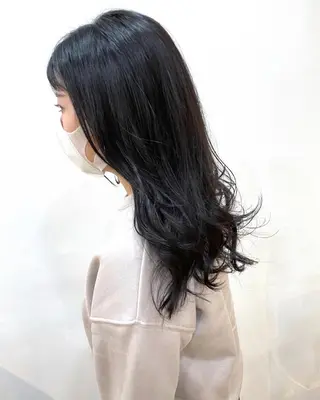 ロング カラー あずまぐち めぐみのヘアスタイル