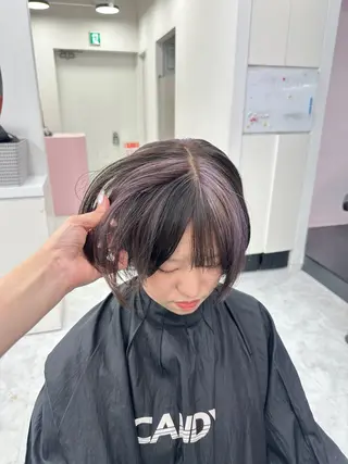 ロング カラー パーマ ヘアアレンジ メンズ キッズ ♥️韓国ヘア レイヤー♥️ゆりのヘアスタイル