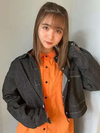 ミディアム カラー レイヤーパーマ🪐 伽羅のヘアスタイル