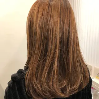 ロング カラー 畠山 渚のヘアスタイル