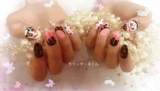 ネイル ラベンダー💖日暮里 ルル💖ネイルのネイルデザイン