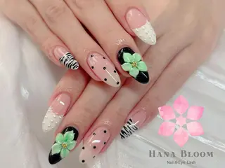 ネイル Hana Bloom Nail💜Akiのネイルデザイン