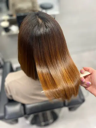 ミディアム 艶髪/縮毛矯正 🫧辻野海羽のヘアスタイル