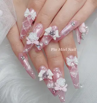 ネイル HANA 長さだしのネイルデザイン