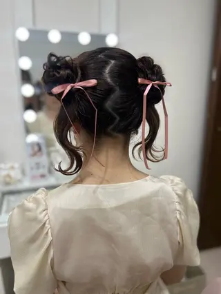 ロング ヘアセット/金山 佐野 妃都美のヘアスタイル