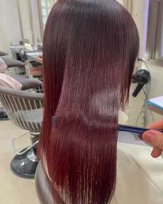 ロング 兒玉/透明感カラー 髪質改善のヘアスタイル