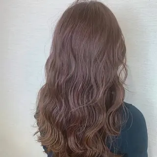 ロング ブリーチなしダブル/ レイヤーカット 小棹のヘアスタイル