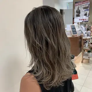 セミロング カラー ヘアアレンジ 【Sweep】おじま のぞみのヘアスタイル