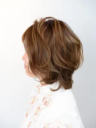 ミディアム Hair L.E.N所属・アワード常連店🎖️ Hair L.E.Nのヘアスタイル