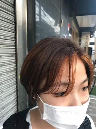 ショート カラー eclat suzumiのヘアスタイル