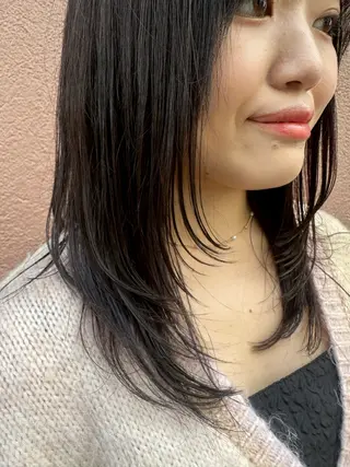 ミディアム レイヤーカット/韓国 🇰🇷mai💕のヘアスタイル