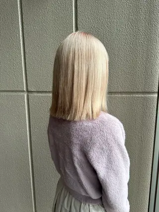 ミディアム 🐬脱白髪染めカラー 清水大世🐬のヘアスタイル