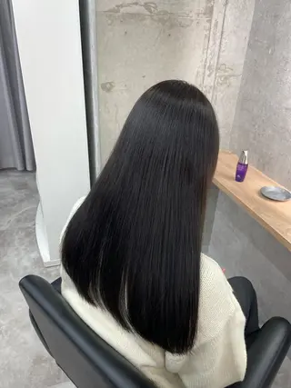 ロング 奥野碧🌈艶髪 /ダメージレスカラーのヘアスタイル
