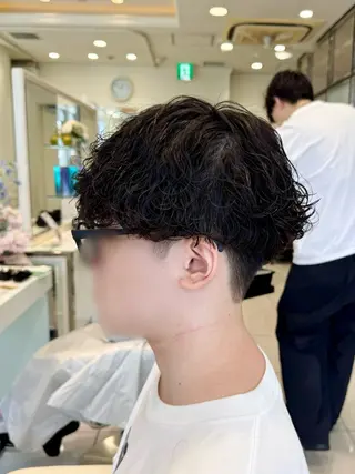 パーマ メンズ 【𝐀𝐬𝐡-池袋 】ひな 🎀💭のヘアスタイル