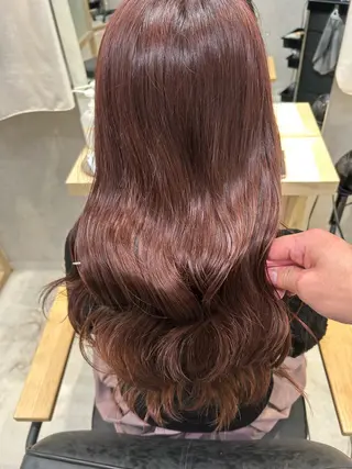 ロング カラー 天野 涼のヘアスタイル
