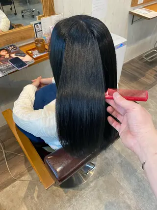 ロング [店長]加地 峻のヘアスタイル