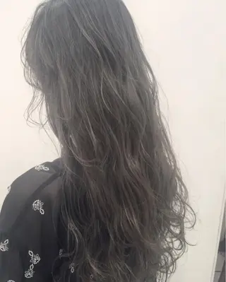ロング カラー LAS 代表 ナガカワ コウヘイのヘアスタイル