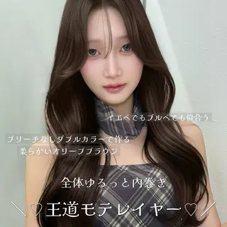 ロング AI TOKYO S所属・mizuki 【韓国レイヤー】のヘアスタイル