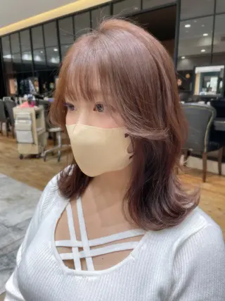 ミディアム モテ髪🤍こなれヘア 藤山裕大のヘアスタイル