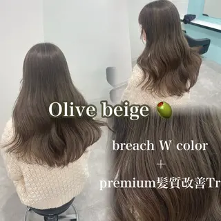 ロング 艶髪ハイトーンカラー 渋谷🎀ririkaのヘアスタイル