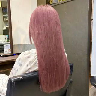 ロング カラー 藤山大地/髪質改善 /透明感/ブリーチのヘアスタイル