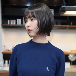 ショート i.+FERiCIA.所属・ボブ／アンニュイ 🌷しだひめな🌷のヘアスタイル