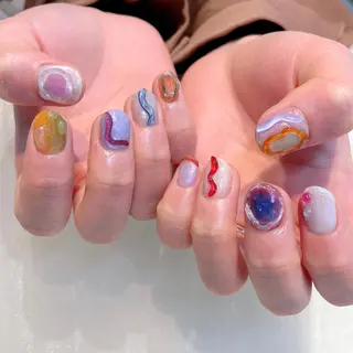 ネイル 新井 ひなののネイルデザイン