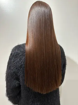 ロング 酸性ストレート/艶髪 /縮毛/sara❄️のヘアスタイル