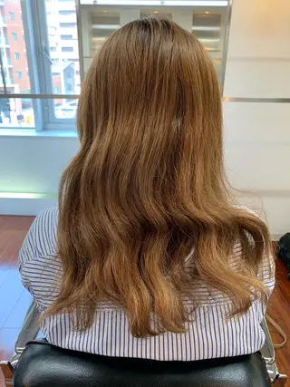 セミロング 髪質改善エイジングケ ア専門美容室チアフルのヘアスタイル
