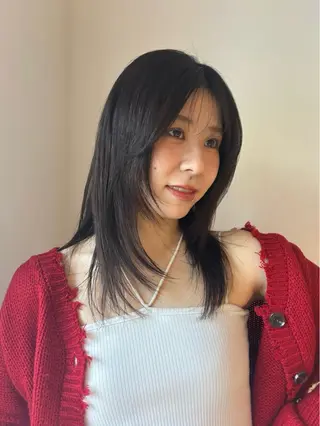 ミディアム カラー A.C.T C-LOOPUNITED所属・ボブ/透明感カラー/ あかねのヘアスタイル