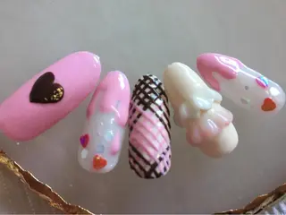 ネイル 練馬駅近ネイルラニ 不細工爪90分で美爪のネイルデザイン