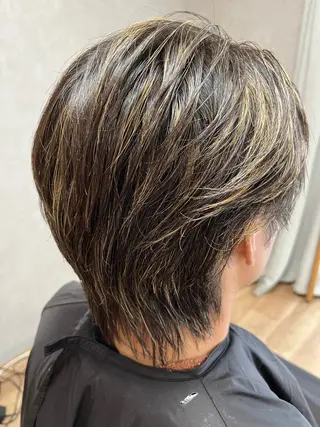 ショート カラー メンズ MIKOTO/マンツ ーマン/髪質改善🤎のヘアスタイル