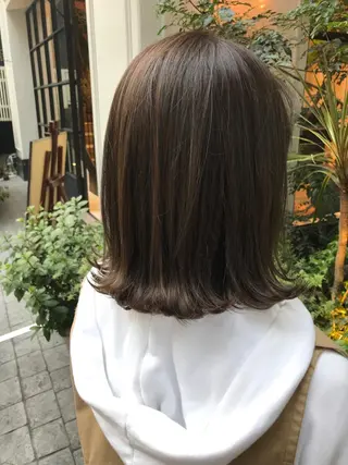ミディアム LOMA🇰🇷 銀座クボタのヘアスタイル