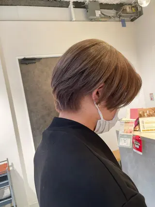 ショート カラー ヘアアレンジ メンズ 寺西 恵🪡🤍のヘアスタイル