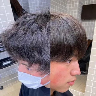 ミディアム メンズ メンズ特化 水口湧太のヘアスタイル