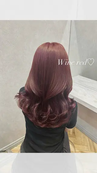 ロング カラー ヘアアレンジ 🩷韓国ヘア/ヨシン モリ🩷Maikaのヘアスタイル