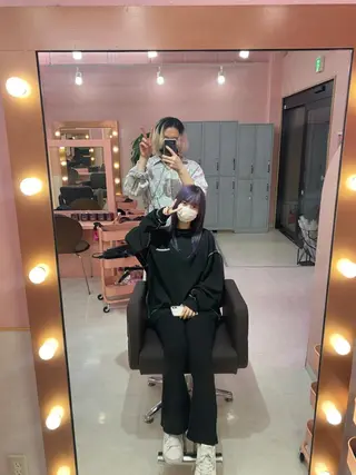ロング カラー カットカラー特化 ⭐️代表⭐️のヘアスタイル
