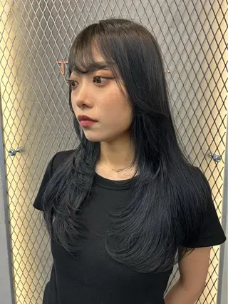 ロング カラー Haru/THREE …by velvetのヘアスタイル