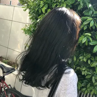 セミロング カラー 山崎 絵莉香のヘアスタイル